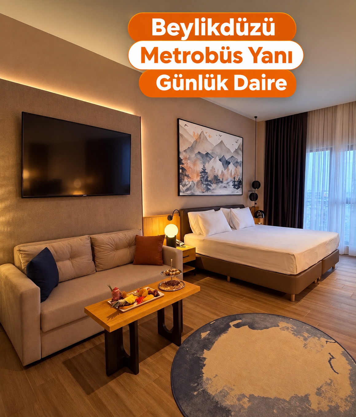 Beylikdüzü Metrobüs Yanı Günlük Daire